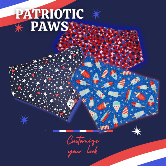 Patriotic Paws Bandana