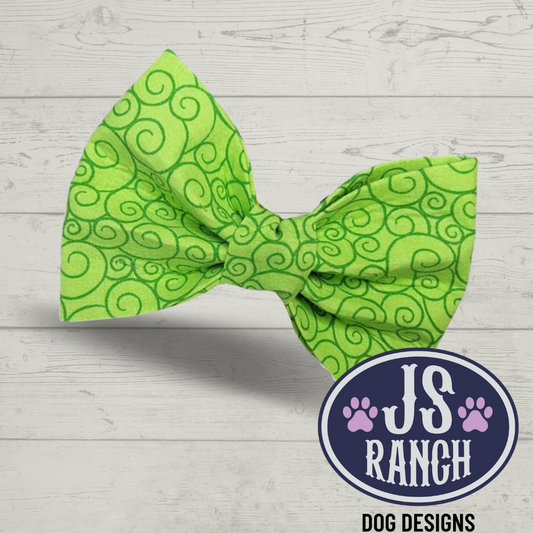Green Swirl - Bow
